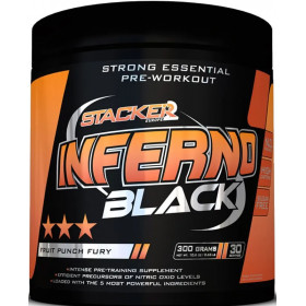 Inferno Black, Hedelmäpunssi Fury - 300g