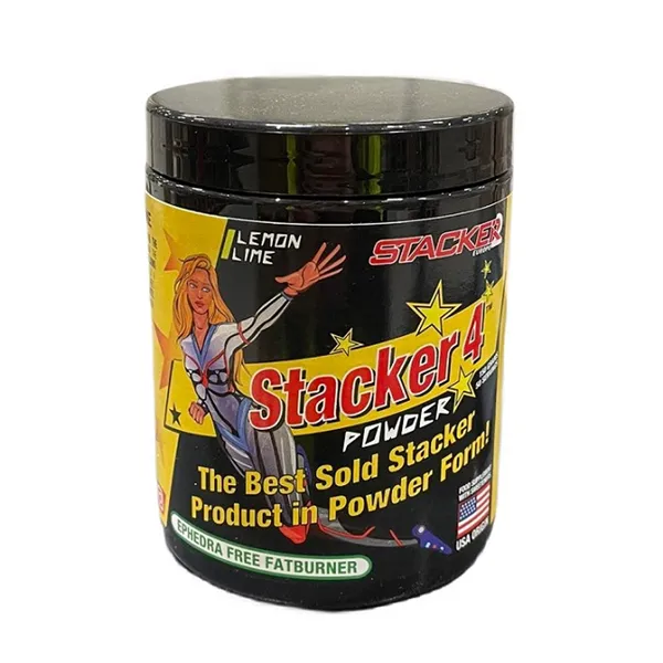 Stacker 4 Powder, Lemon Lime - 150g