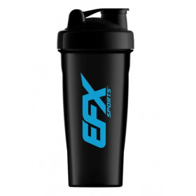 EFX sportinis plaktuvas, juodai mėlynas - 600 ml.