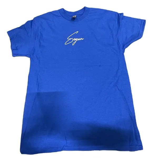 Evogen Signature Centered T-Shirt, Blue - Large