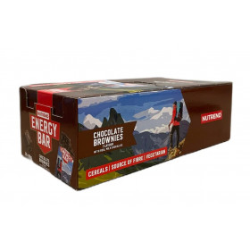 Enerģijas batoniņš, šokolādes brauniji - 20 x 60 g