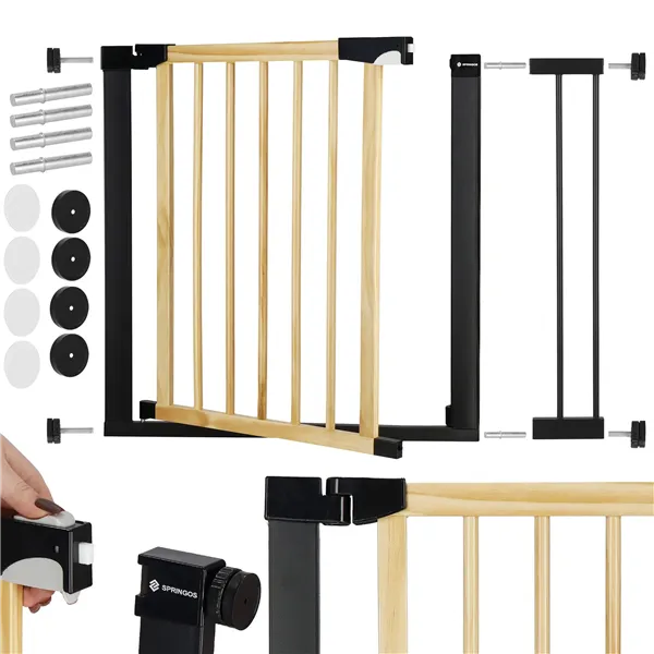Stair safety gate Springos SG0012B 75-96 cm