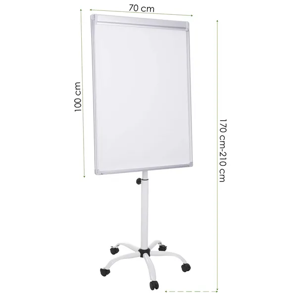 Flipchart magnetinė lenta Springos MB0008, sausai valoma, 101x72 cm