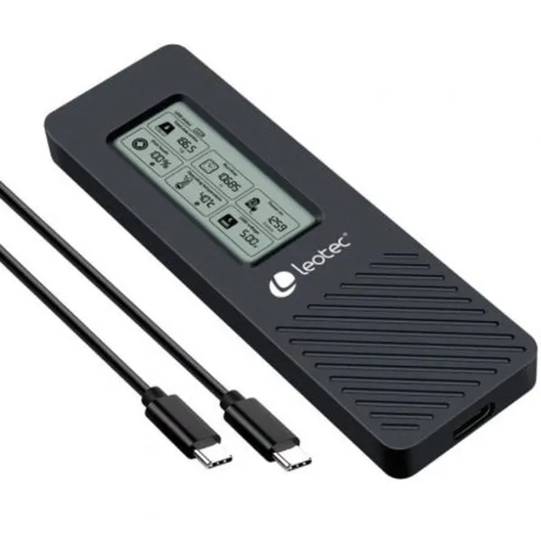 External Hard Drive LEOTEC LEM2EXT01 Black