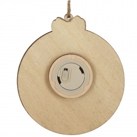 Christmas Tree Ornament, 9.5 x 10.5 cm, 1 pc