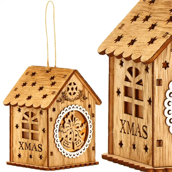 Joulukuusenkoriste, 6 x 9 cm, 1 kpl