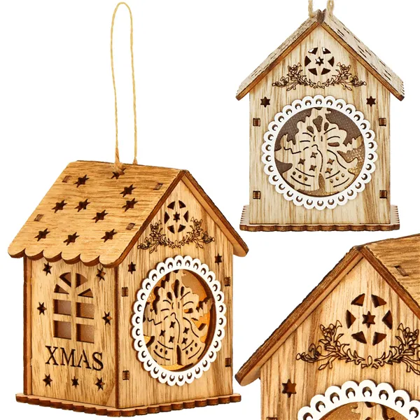 Joulukuusenkoriste, 6 x 9 cm, 1 kpl