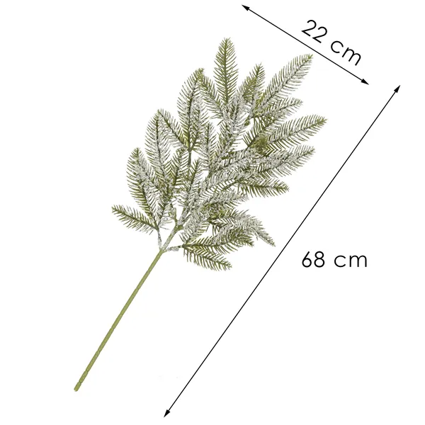 Christmas branch artificial leaf decoration Springos CA1313 68 cm