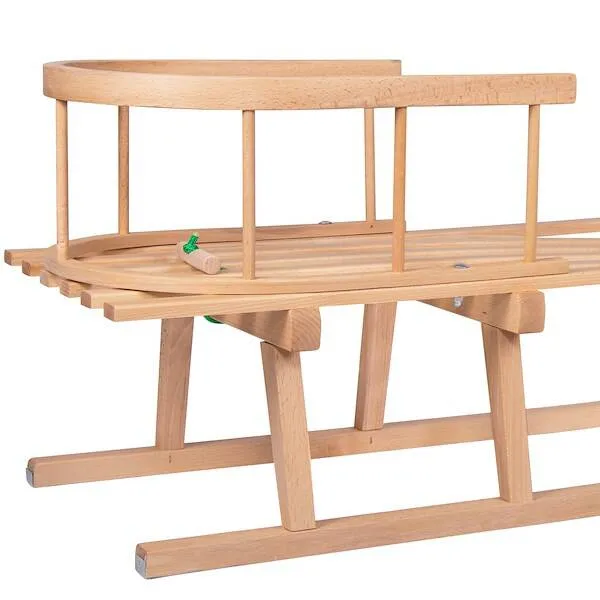 Sled with back support Springos SAN001 90x32cm