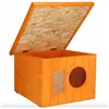 Cat house Springos CH001 teak