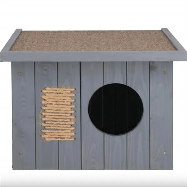 Kačių namelis Springos CH001 pilkas