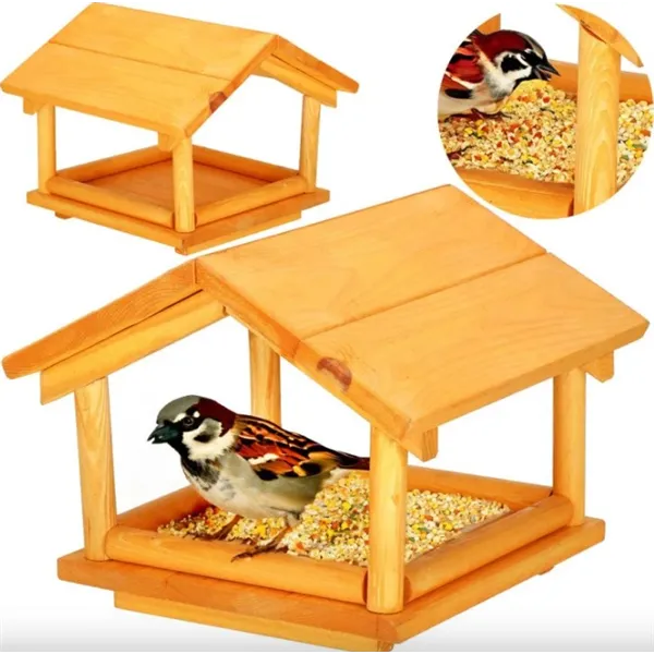 Bird feeder Springos KAR001 "M" yellow