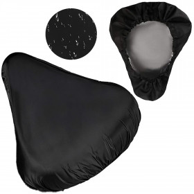 Waterproof bicycle saddle cover Springos BA0083 black
