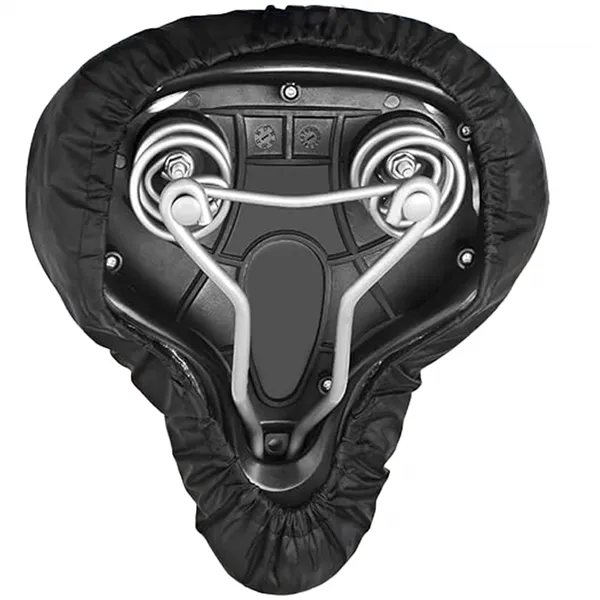 Waterproof bicycle saddle cover Springos BA0083 black