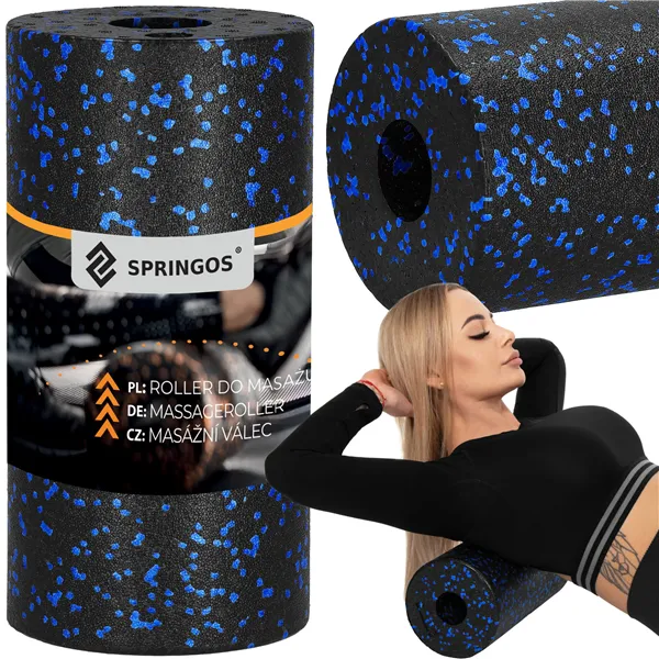 Roller masāžas rullis vingrinājumiem un crossfit Springos FR0007