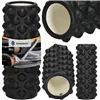 Massage Roller with Protrusions Springos FR0023 33x10.5 cm Foam Roller, Black