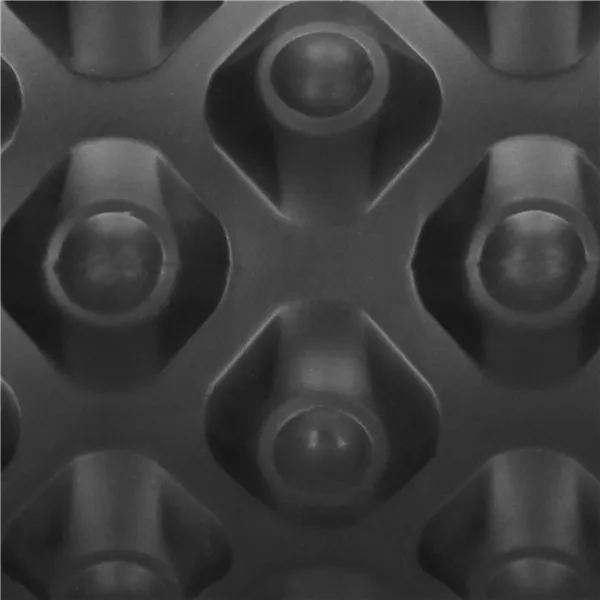 Massage Roller with Protrusions Springos FR0023 33x10.5 cm Foam Roller, Black