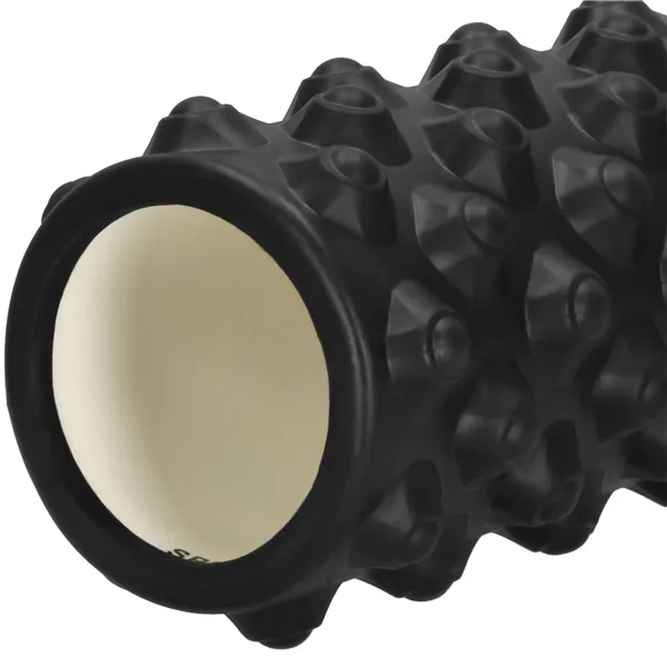 Masažo volas su iškilimais Springos FR0023 33x10,5 cm volelis, juodas