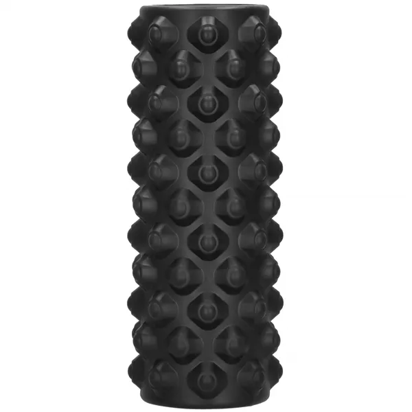 Masāžas rullis ar izciļņiem Springos FR0023 33x10,5 cm rolleris, melns