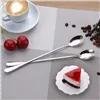 Latte and dessert spoons Springos HA7498, set of 6 pcs, stainless steel, 19.7 cm, silver