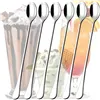 Latte and dessert spoons Springos HA7498, set of 6 pcs, stainless steel, 19.7 cm, silver