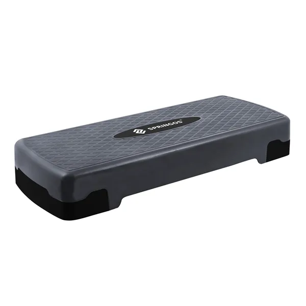 Exercise Step 3-level black and graphite Springos FA0203