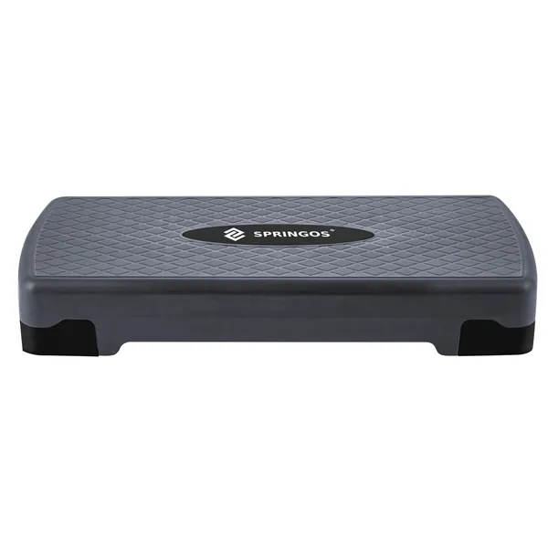 Exercise Step 3-level black and graphite Springos FA0203