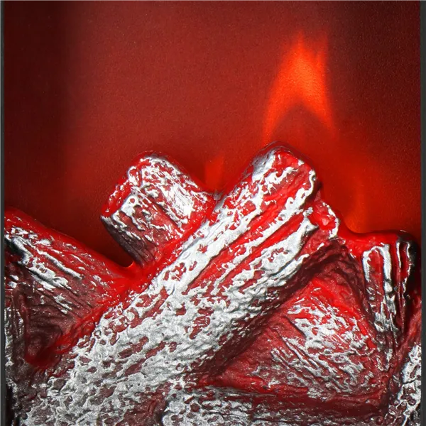 Battery-powered LED fireplace lamp decorative lighting, Springos CL0864 black