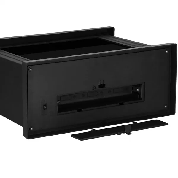 Ar baterijām darbināma LED kamīna lampa, dekoratīvais apgaismojums, Springos CL0864, melna