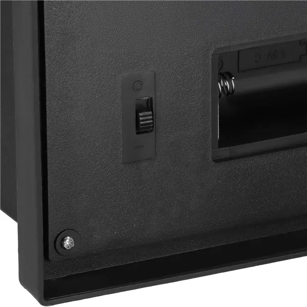 Paristokäyttöinen LED-takkalamppu koristevalaistukseen, Springos CL0864 musta