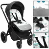 Stroller insert Springos SB0055, 37x78 cm, double-sided, stroller mat, animals