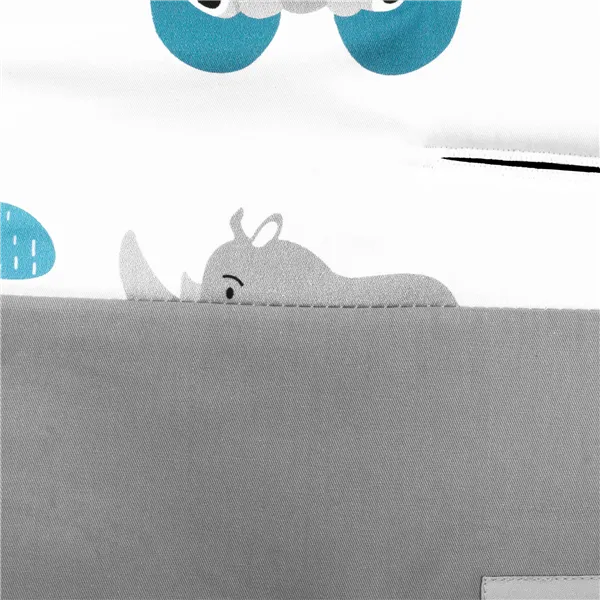 Vežimėlio įklotas Springos SB0055, 37x78 cm, dvipusis, vežimėlio kilimėlis, gyvūnėliai