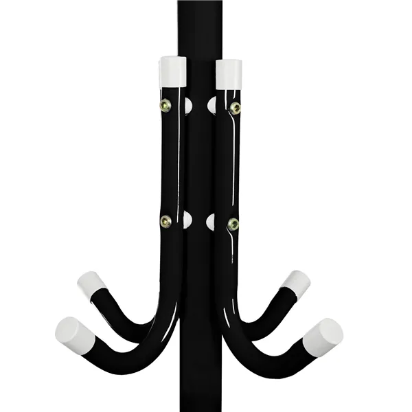 Metal Clothes Rack Springos HA2000, 177 cm, Black Stand