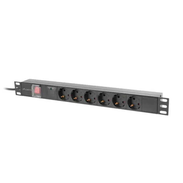 Pārvietojams Pārsegs Lanberg PDU-06F-0200-BK