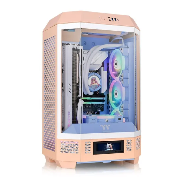 ATX Semi-tower Korpus THERMALTAKE Tower 300 Peach Fuzz Virsik