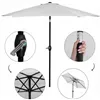 Standing Garden Umbrella with Tilt Springos GU0012, 250 cm