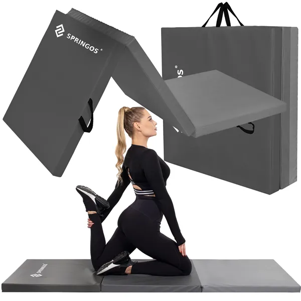 Gym mat 180 cm gray