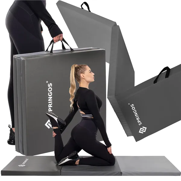 Gym mat 180 cm gray