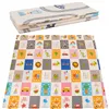 Double-sided foldable foam play mat for children Springos KM0020, 180x200 cm XXL, vehicle design