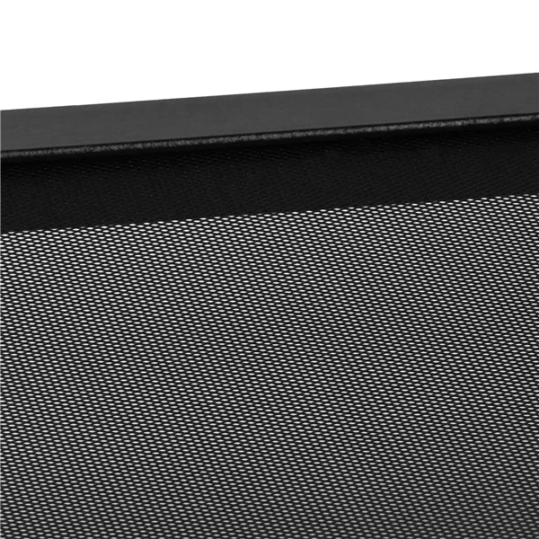 Square coffee table with shelf Springos HF0026, 45x45x55 cm, loft style, black/brown