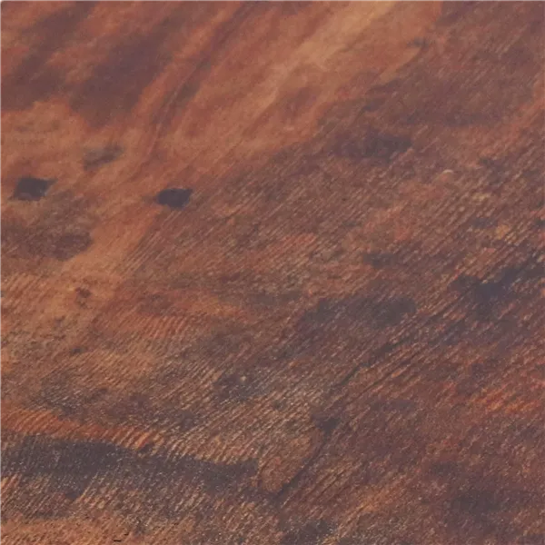 Square coffee table with shelf Springos HF0026, 45x45x55 cm, loft style, black/brown