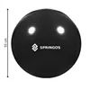 Fitness exercise ball with pump Springos FB0013, 55 cm, black