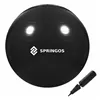 Kuntoilupallo pumpulla Springos FB0013, 55 cm, musta