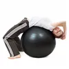 Fitness exercise ball with pump Springos FB0013, 55 cm, black