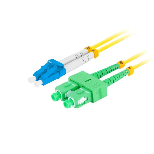 Šviesolaidinis laidas Lanberg FO-LUSA-SD11-0020-YE 2 m