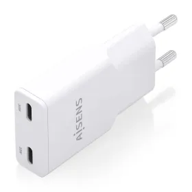 Wall Charger Aisens AISENS ASCH-30W2P048-W White 30 W