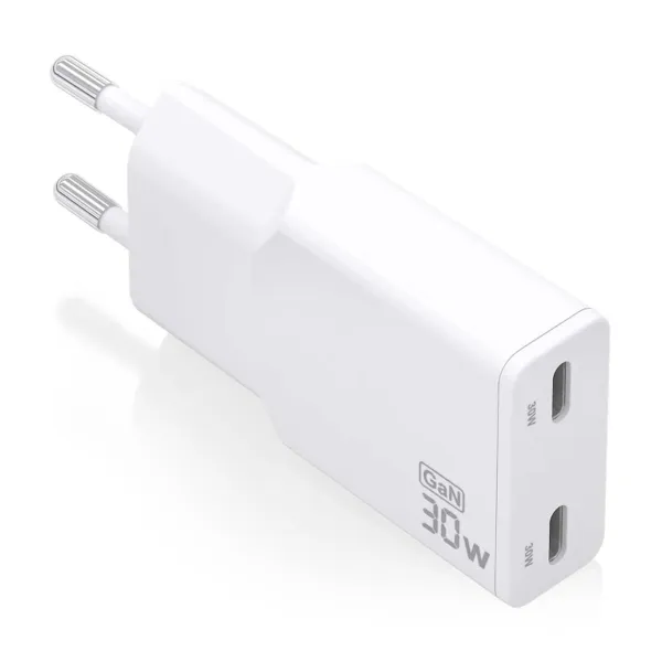 Wall Charger Aisens AISENS ASCH-30W2P048-W White 30 W