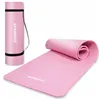 Universal exercise mat for fitness, yoga, pilates Springos YG0030, 183 cm, pink