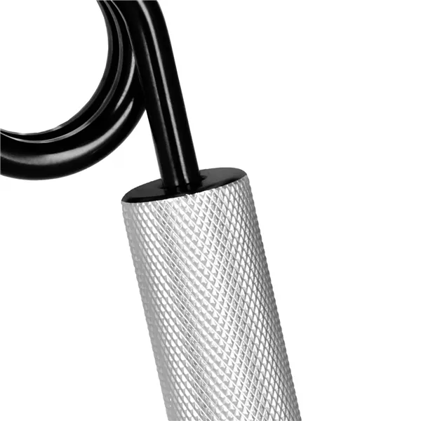 Стальной эспандер для рук, кистевой тренажер 68 кг для упражнений, Springos FA0150, серебристо-черный