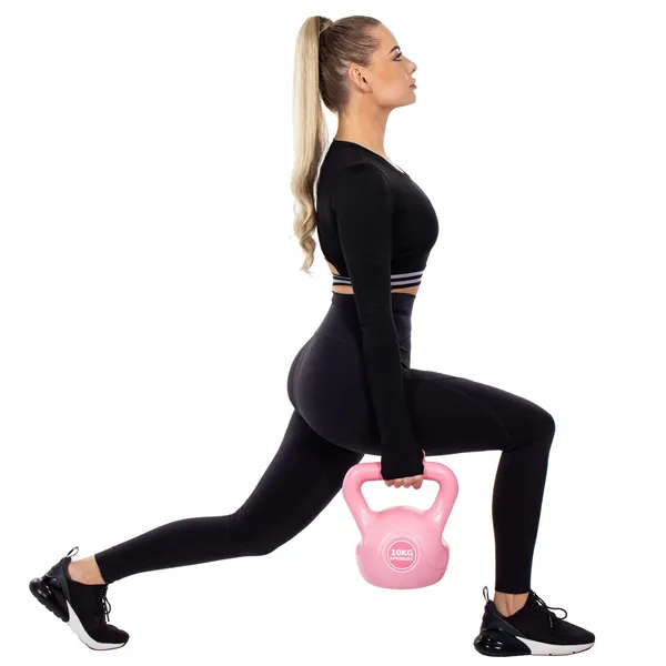Dumbbell ABS Springos FA1061, pink 10kg